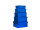 Geschenkkartons Rechteck blau glänzend, 16 - 22 cm, 5-tlg.