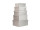 Geschenkkartons Rechteck silber glitter, 16 - 22 cm, 5-tlg.