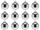 christmas ball B1 shiny silver, Ø 6cm, 12 pcs.