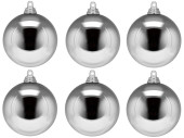 boule de Noël B1 brillant argenté, Ø...