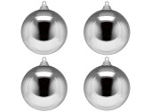 boule de Noël B1 brillant argenté, Ø...