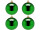 Weihnachtskugel B1 glanz grün, Ø 10cm, 4 Stück