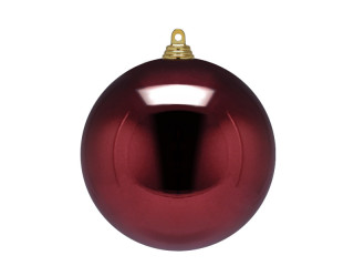 Weihnachtskugel B1 glanz bordeaux, Ø 15cm, 1 Stück