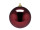 Weihnachtskugel B1 glanz bordeaux, Ø 15cm, 1 Stück