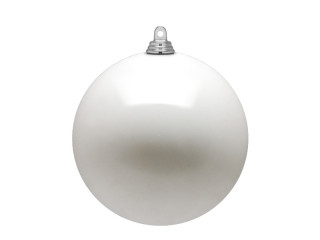 Weihnachtskugel B1 glanz weiss, Ø 15cm, 1 Stück