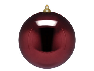 Weihnachtskugel B1 glanz bordeaux, Ø 20cm, 1 Stück