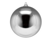 boule de Noël B1 brillant argenté, Ø...