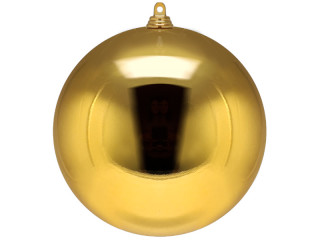 christmas ball B1 shiny gold, Ø 25cm, 1 pc.