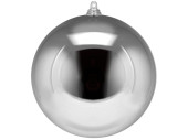 Weihnachtskugel B1 glanz silber, Ø 25cm, 1 Stück