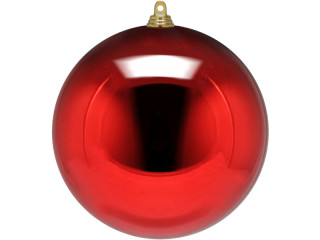 Weihnachtskugel glanz rot, Ø 40cm, 1 Stück