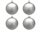 boule de Noël B1 mat argenté, Ø 10cm,...