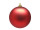 Weihnachtskugel B1 matt rot, Ø 15cm, 1 Stück