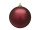 Weihnachtskugel B1 matt bordeaux, Ø 15cm, 1 Stück