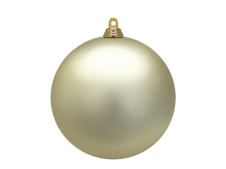 Weihnachtskugel B1 matt champagner, Ø 15cm, 1 Stück