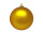 christmas ball B1 matt gold, Ø 15cm, 1 pc.