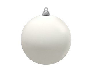 Weihnachtskugel B1 matt weiss, Ø 15cm, 1 Stück