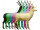 Fiberglas Objekt Hirsch XL Wunschfarbe, 50x185xH225cm schwer entflammbar, outdoor