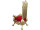 Fiberglas Objekt Thron XL gold-rot, 100 x 95 x H 185cm Fiberglas schwer entflammbar
