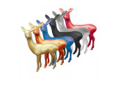 Fiberglas Objekt Reh stehend Wunschfarbe, 90x30xH115cm...
