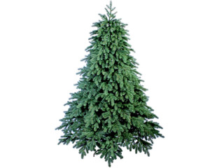 Tannenbaum PE B1 H 120cm Ø 90cm, grün, 155 Spitzen