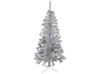 Tannenbaum Color silber 150cm Ø 90cm, Luvi, 231 Spitzen