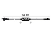 Anschlusskabel IP67 230V weiss, max.720 W belastbar L 1.5 m