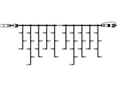 Icelight B 1.5 x H 0.5m IP67 warmweiss, Kabel schwarz 57...