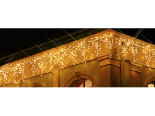 Icelight B 1.5 x H 0.5m IP67 warmweiss, Kabel weiss 57 LED, 3.5W, 230V