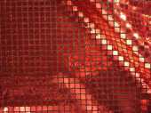 Stoff Pailletten rot 112cm breit Polyester