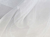 Stoff Organza weiss B 145cm