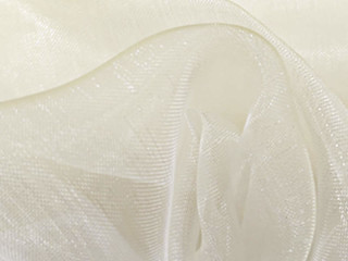 Stoff Organza beige B 145cm