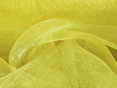 Stoff Organza gelb B 145cm