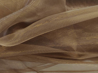 Stoff Organza kupfer B 145cm