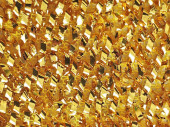Stoff Stretch "Glamour shining" B 150 cm, dunkelgold