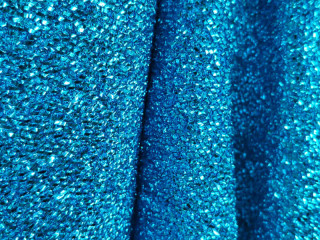 Stoff Stretch "Glamour shining" B 150 cm, türkis