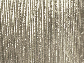 Stoff "Metallic-Print" champagner B 140 cm