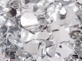 Effektfolie Flower silber metallic, schwer entflammbar B1 90cm breit