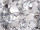 Effektfolie Flower silber metallic, schwer entflammbar B1 90cm breit