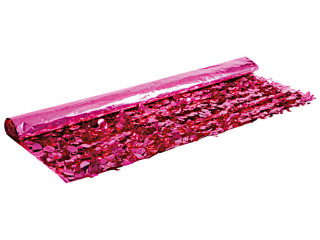 Effektfolie Flower pink metallic, schwer entflammbar B1 90cm breit