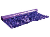 Effektfolie Flower lila metallic, schwer entflammbar B1...