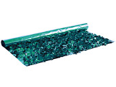 Effektfolie Flower petrol metallic, schwer entflammbar B1...
