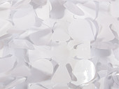 Effektfolie Flower weiss opaq/standard schwer entflammbar B1 90cm breit