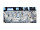 Effektfolie Flower weiss opaq/standard schwer entflammbar B1 90cm breit