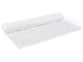 Effektfolie Flower Schnee transparent/weiss schwer...