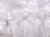 Effektfolie Flower Schnee transparent/weiss schwer entflammbar B1 90cm breit