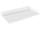 Effektfolie Flower Schnee transparent/weiss schwer entflammbar B1 90cm breit