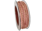 Kordel mit Glanzfaden rosa 2mm x 50m