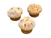 muffins mélangés 3-pièces