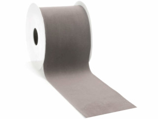 Tischband Samt taupe B 70 mm, L 5 m